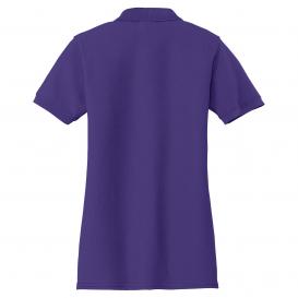 Port & Company LKP155 Ladies Core Blend Pique Polo - Purple