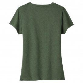 Port & Company LPC455V Ladies Fan Favorite Blend V-Neck Tee - Forest Green Heather