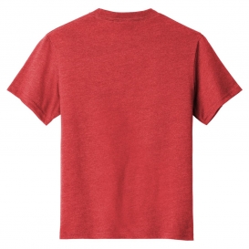 Port & Company PC455Y Youth Fan Favorite Blend Tee - Bright Red Heather