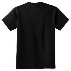 Port & Company Pc54y Youth Core Cotton Tee - Jet Black 