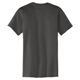 Port & Company PC55PT Tall Core Blend Pocket Tee - Charcoal | Full Source