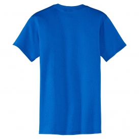 Port & Company PC55PT Tall Core Blend Pocket Tee - Royal | Full Source