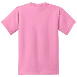 Port & Company PC55Y Youth Core Blend Tee - Candy Pink