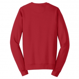 Port & Company PC850 Fan Favorite Fleece Crewneck Sweatshirt - Team Cardinal