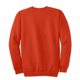 Port & Company PC90 Essential Fleece Crewneck Sweatshirt - Orange