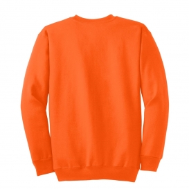 Port & Company PC90 Essential Fleece Crewneck Sweatshirt - Safety ...