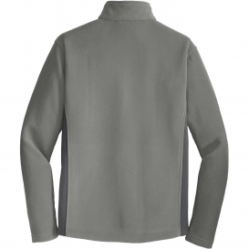 Port Authority F216 Colorblock Value Fleece Jacket - Deep Smoke/Battleship Grey