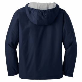 Port Authority JP56 Team Jacket - Bright Navy/Light Oxford