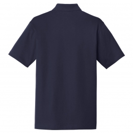 Port Authority K164 SuperPro Knit Polo - True Navy