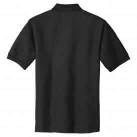 Port Authority K500ES Extended Size Silk Touch Polo - Black