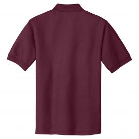 Port Authority K500ES Extended Size Silk Touch Polo - Burgundy