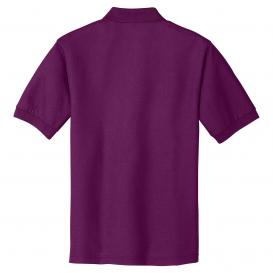 Port Authority K500ES Extended Size Silk Touch Polo - Deep Berry