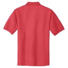 Port Authority K500ES Extended Size Silk Touch Polo - Hibiscus