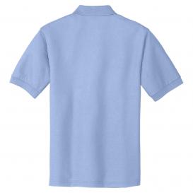 Port Authority K500ES Extended Size Silk Touch Polo - Light Blue