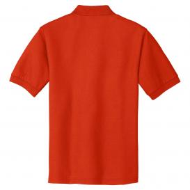 Port Authority K500ES Extended Size Silk Touch Polo - Orange