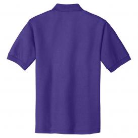 Port Authority K500ES Extended Size Silk Touch Polo - Purple