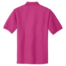 Port Authority K500ES Extended Size Silk Touch Polo - Tropical Pink