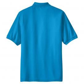 Port Authority K500ES Extended Size Silk Touch - Turquoise
