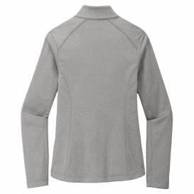 Port Authority L249 Ladies Diamond Heather Fleece Jacket - Gusty Grey Heather