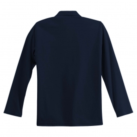 Port Authority L500LS Ladies Long Sleeve Silk Touch Polo - Navy | Full ...