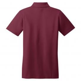Port Authority L510 Ladies Stain-Resistant Polo - Burgundy