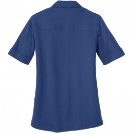 Port Authority L5200 Ladies Silk Touch Interlock Performance Polo - Royal