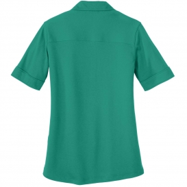 Port Authority L5200 Ladies Silk Touch Interlock Performance Polo - Verdant Green