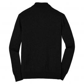 Port Authority SW290 1/2-Zip Sweater - Black | Full Source