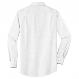 Port Authority TS658 Tall SuperPro Oxford Shirt - White
