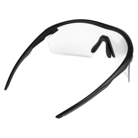 Pyramex SB11210STM Half Frame PMXSPEC Safety Glasses - Black Frame - Clear Lens