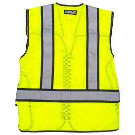 DEWALT DSV421 Type R Class 2 Adjustable Breakaway Mesh Safety Vest - Yellow/Lime