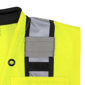 DEWALT DSV881 Type R Class 2 Heavy Duty Engineer Surveyor Safety Vest - Yellow/Lime
