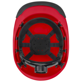 Radians RHH6 Hypeman Cap Style Hard Hat - Ratchet Suspension - Red