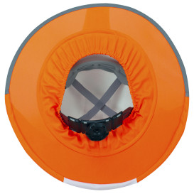 Radians RHHS-02 Collapsible Hard Hat Neck Shade - Orange