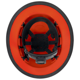 Radians RHJ6 The Judge Full Brim Hard Hat - Ratchet Suspension - Hi-Vis Orange