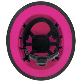 Radians RHJ6 The Judge Full Brim Hard Hat - Ratchet Suspension - Pink