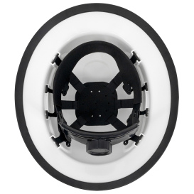 Radians RHJ6 The Judge Full Brim Hard Hat - Ratchet Suspension - White