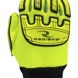 Radians RWG132 A2 Cotton Corded Palm Work Gloves - TPR Impact Protection