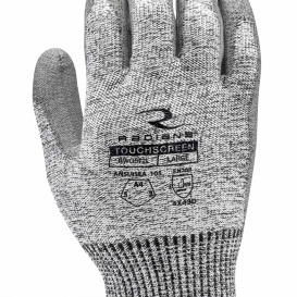 Radians RWG572 Cut Level A4 HPPE/Polyester Coated Work Gloves - Polyurethane Palm Dip