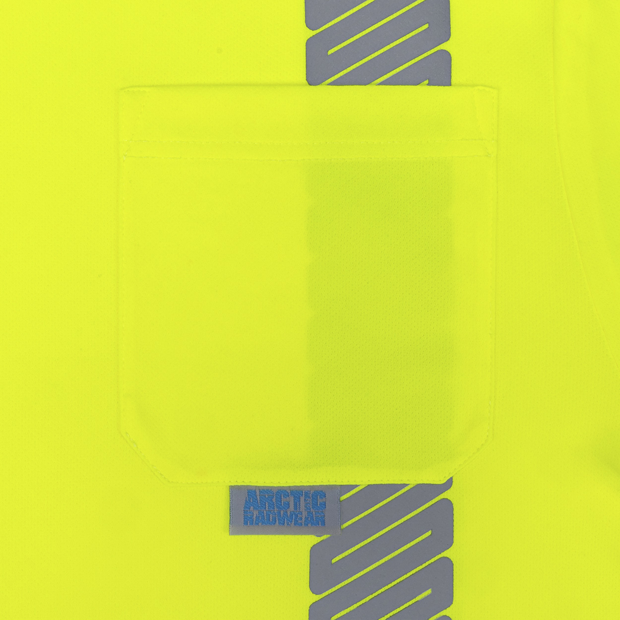 Radians ST631B-3PGS Type R Class 3 Color Blocked Long Sleeve Hooded T-Shirt - Yellow/Lime