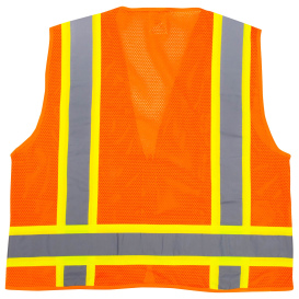 Radians SV6-2ZOM Type R Class 2 Two-Tone Surveyor Safety Vest - Orange