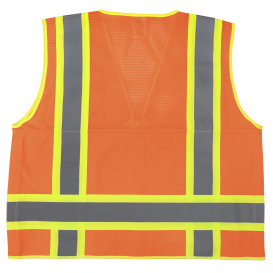 Radians SV69-2ZOM Type R Class 2 Two-Tone Surveyor Safety Vest - Orange