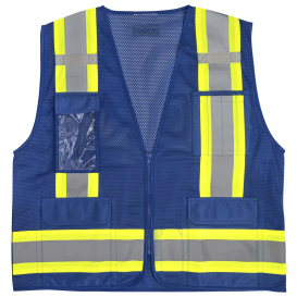 Radians SV6P Type O Class 1 Mesh Surveyor Safety Vest - Blue