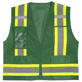 Radians SV6P Type O Class 1 Mesh Surveyor Safety Vest - Hunter Green