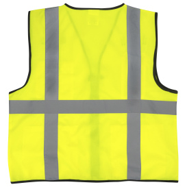 Radians SV7E Economy Type R Class 2 Solid Surveyor Safety Vest - Yellow/Lime