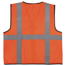 Radians SV7E Economy Type R Class 2 Solid Surveyor Safety Vest - Hi-Vis Orange