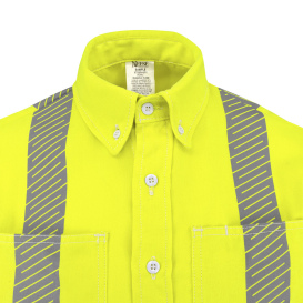 Neese VTS5SH3FY Tecasafe One Type R Class 3 FR Shirt - Fluorescent Yellow