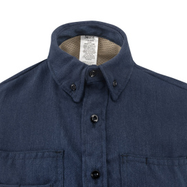Neese VTS5VSH Tecasafe One 5.7 oz Vented FR Shirt - Denim