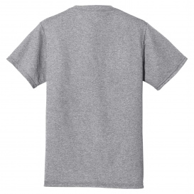 Jerzees 21M Dri-Power 100% Polyester T-Shirt - Athletic Heather POWER