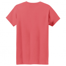 Gildan 5000L Ladies Heavy 100% Cotton T-Shirt - Coral Silk | Full Source